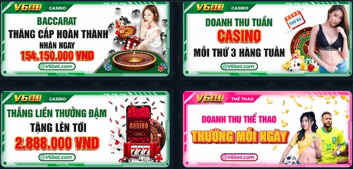 Những Khuyến Mãi Danh Riêng Khi Chơi Casino Hoặc Game Bài